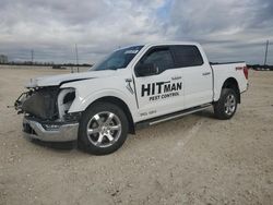 Salvage cars for sale at New Braunfels, TX auction: 2022 Ford F150 Supercrew