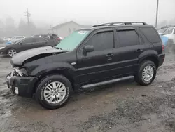 Salvage cars for sale at York Haven, PA auction: 2006 Mercury Mariner