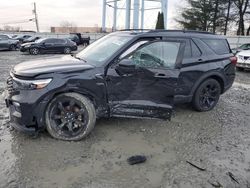 Salvage cars for sale at Windsor, NJ auction: 2023 Ford Explorer ST-Line