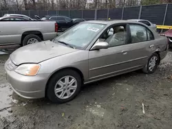 Honda Civic ex salvage cars for sale: 2003 Honda Civic EX