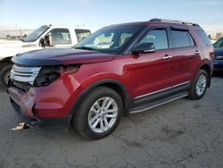 Salvage cars for sale at Dyer, IN auction: 2014 Ford Explorer XLT