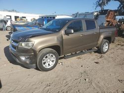 Salvage cars for sale at Riverview, FL auction: 2016 Chevrolet Colorado LT