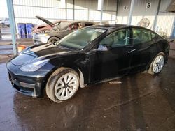 Salvage cars for sale from Copart Brighton, CO: 2022 Tesla Model 3