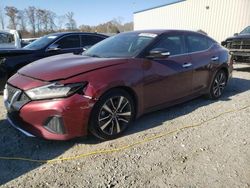 Salvage cars for sale at Spartanburg, SC auction: 2019 Nissan Maxima S