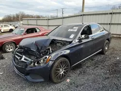 Mercedes-Benz salvage cars for sale: 2015 Mercedes-Benz C 300 4matic