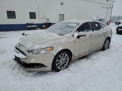 Salvage cars for sale at Farr West, UT auction: 2017 Ford Fusion SE