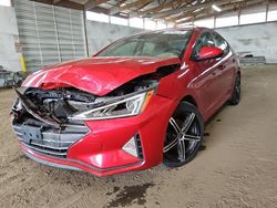 Salvage cars for sale at Brighton, CO auction: 2020 Hyundai Elantra SEL