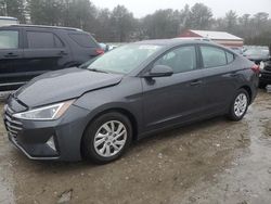 Salvage cars for sale at Mendon, MA auction: 2020 Hyundai Elantra SE