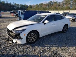 Salvage cars for sale at Ellenwood, GA auction: 2022 Hyundai Sonata Hybrid