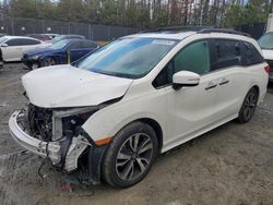 Honda salvage cars for sale: 2019 Honda Odyssey Elite