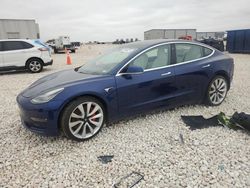 Salvage cars for sale at Taylor, TX auction: 2018 Tesla Model 3