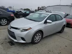 Toyota salvage cars for sale: 2015 Toyota Corolla L