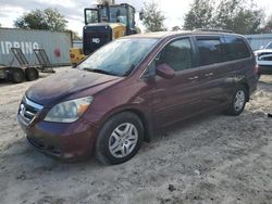 Salvage cars for sale at Midway, FL auction: 2007 Honda Odyssey EXL