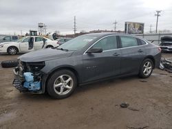 Salvage cars for sale at Chicago Heights, IL auction: 2017 Chevrolet Malibu LS