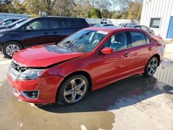 Salvage cars for sale at Savannah, GA auction: 2010 Ford Fusion Sport