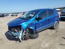 Salvage cars for sale at auction: 2020 Ford Ecosport S