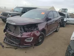 Salvage cars for sale at Brighton, CO auction: 2017 Ford Edge Sport