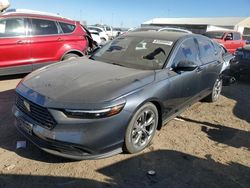 Salvage cars for sale at Brighton, CO auction: 2023 Honda Accord EX