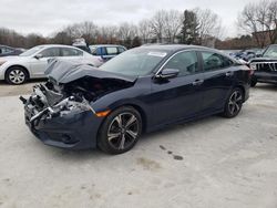 Salvage cars for sale at North Billerica, MA auction: 2016 Honda Civic Touring