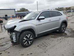 Salvage cars for sale from Copart Orlando, FL: 2021 Volkswagen Atlas Cross Sport SE