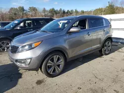 Salvage cars for sale at Exeter, RI auction: 2014 KIA Sportage SX