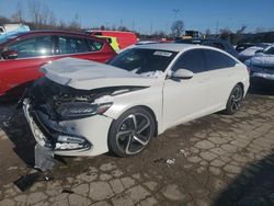 Salvage cars for sale from Copart Bridgeton, MO: 2018 Honda Accord Sport