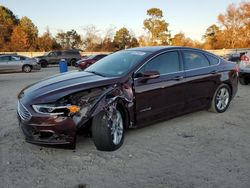 Salvage cars for sale at Hampton, VA auction: 2018 Ford Fusion SE Hybrid