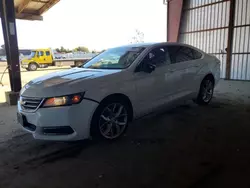 Salvage cars for sale at American Canyon, CA auction: 2017 Chevrolet Impala LT