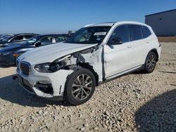 2019 BMW X3 SDRIVE30I en venta en Taylor, TX