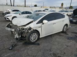 Salvage cars for sale at Van Nuys, CA auction: 2015 Toyota Prius PLUG-IN