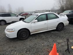 Honda salvage cars for sale: 2002 Honda Accord EX