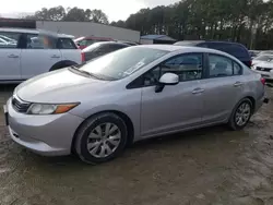 Salvage cars for sale at Seaford, DE auction: 2012 Honda Civic LX