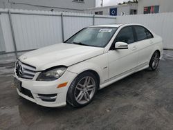 Mercedes-Benz salvage cars for sale: 2012 Mercedes-Benz C 250