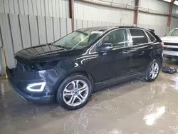 Salvage cars for sale at West Mifflin, PA auction: 2017 Ford Edge Titanium