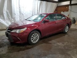 Salvage cars for sale at Ebensburg, PA auction: 2016 Toyota Camry LE