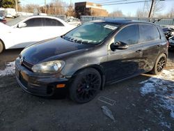 Salvage cars for sale at New Britain, CT auction: 2011 Volkswagen GTI