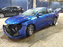 Salvage cars for sale at Woodhaven, MI auction: 2016 Chrysler 200 C