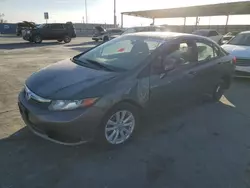 Honda Civic ex salvage cars for sale: 2012 Honda Civic EX