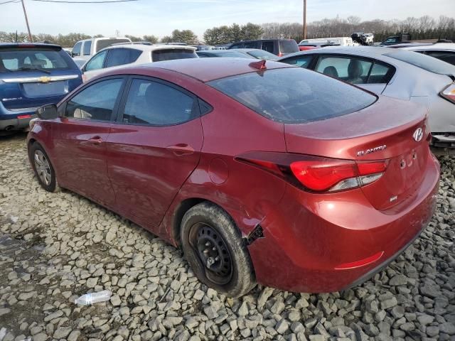 2016 Hyundai Elantra SE