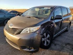 Salvage cars for sale at auction: 2012 Toyota Sienna