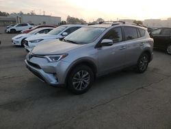 Salvage cars for sale at Martinez, CA auction: 2017 Toyota Rav4 HV LE