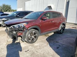 Salvage cars for sale at Apopka, FL auction: 2016 Hyundai Tucson Limited