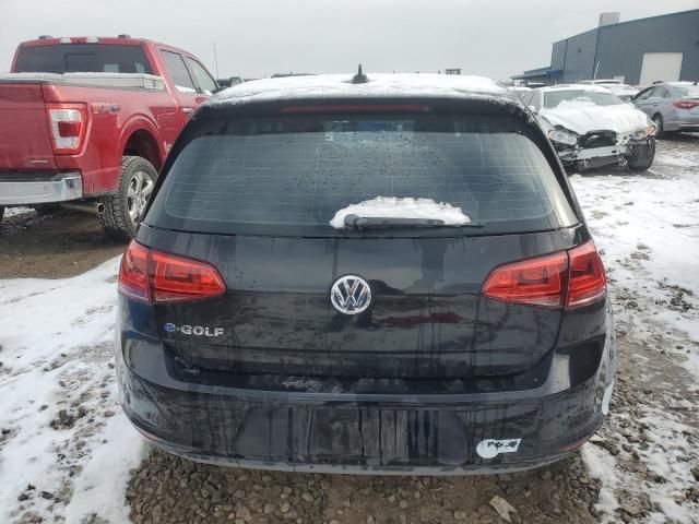 2016 Volkswagen E-GOLF SE