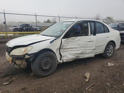 Honda salvage cars for sale: 2005 Honda Civic LX