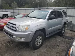 Salvage cars for sale at Savannah, GA auction: 2003 Toyota 4runner SR5