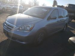 Honda salvage cars for sale: 2007 Honda Odyssey EXL