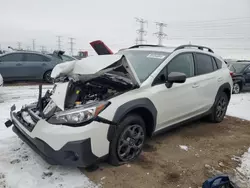 Salvage cars for sale at Elgin, IL auction: 2023 Subaru Crosstrek Sport