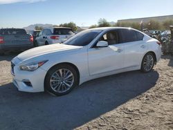 Salvage cars for sale at Las Vegas, NV auction: 2018 Infiniti Q50 Luxe