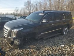 Salvage cars for sale at Waldorf, MD auction: 2016 Cadillac Escalade Luxury