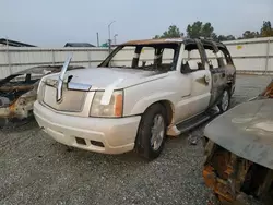 Salvage cars for sale at Bakersfield, CA auction: 2002 Cadillac Escalade Luxury